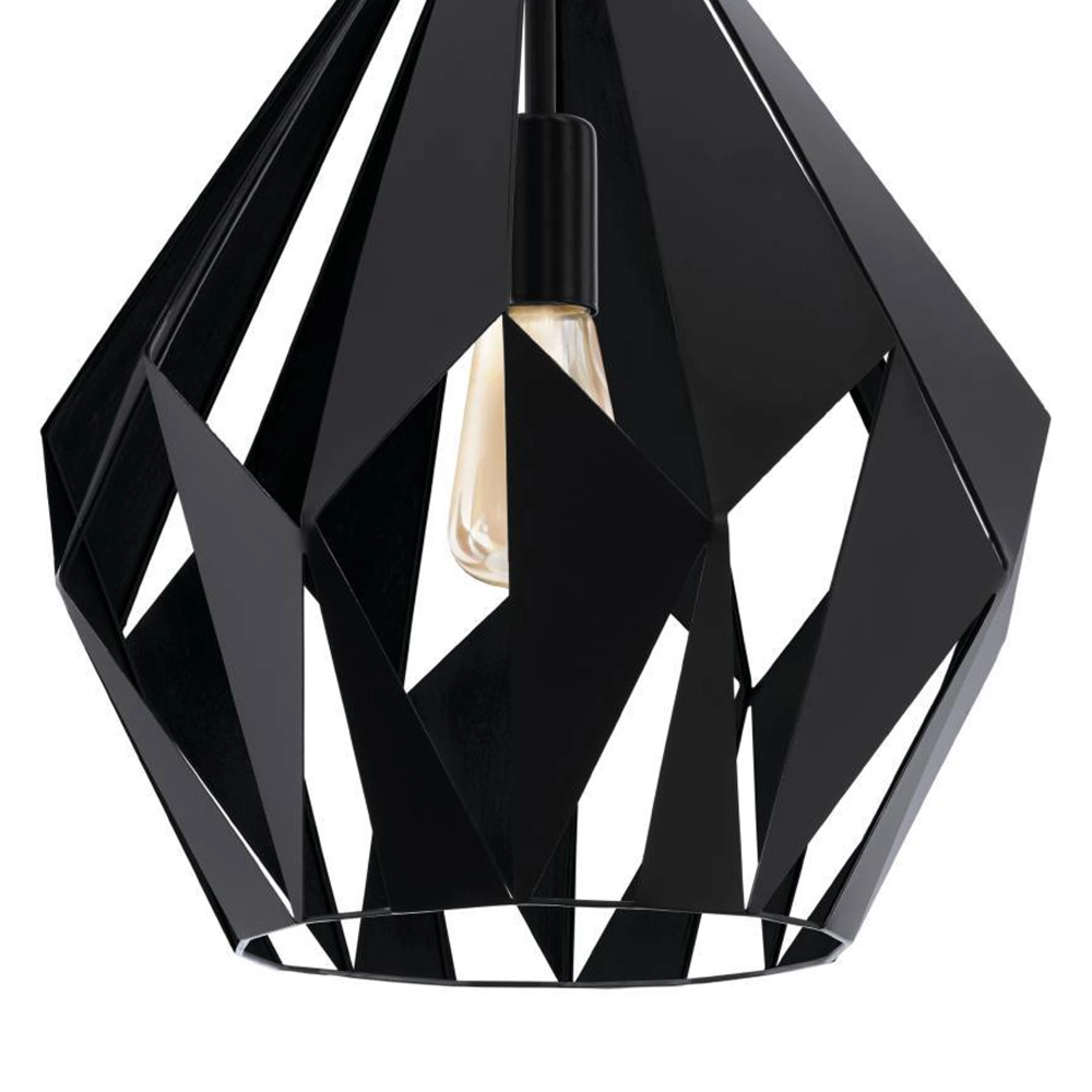 Zwarte hanglamp Carlton 5 Ø 38,5cm Eglo 9002759436988