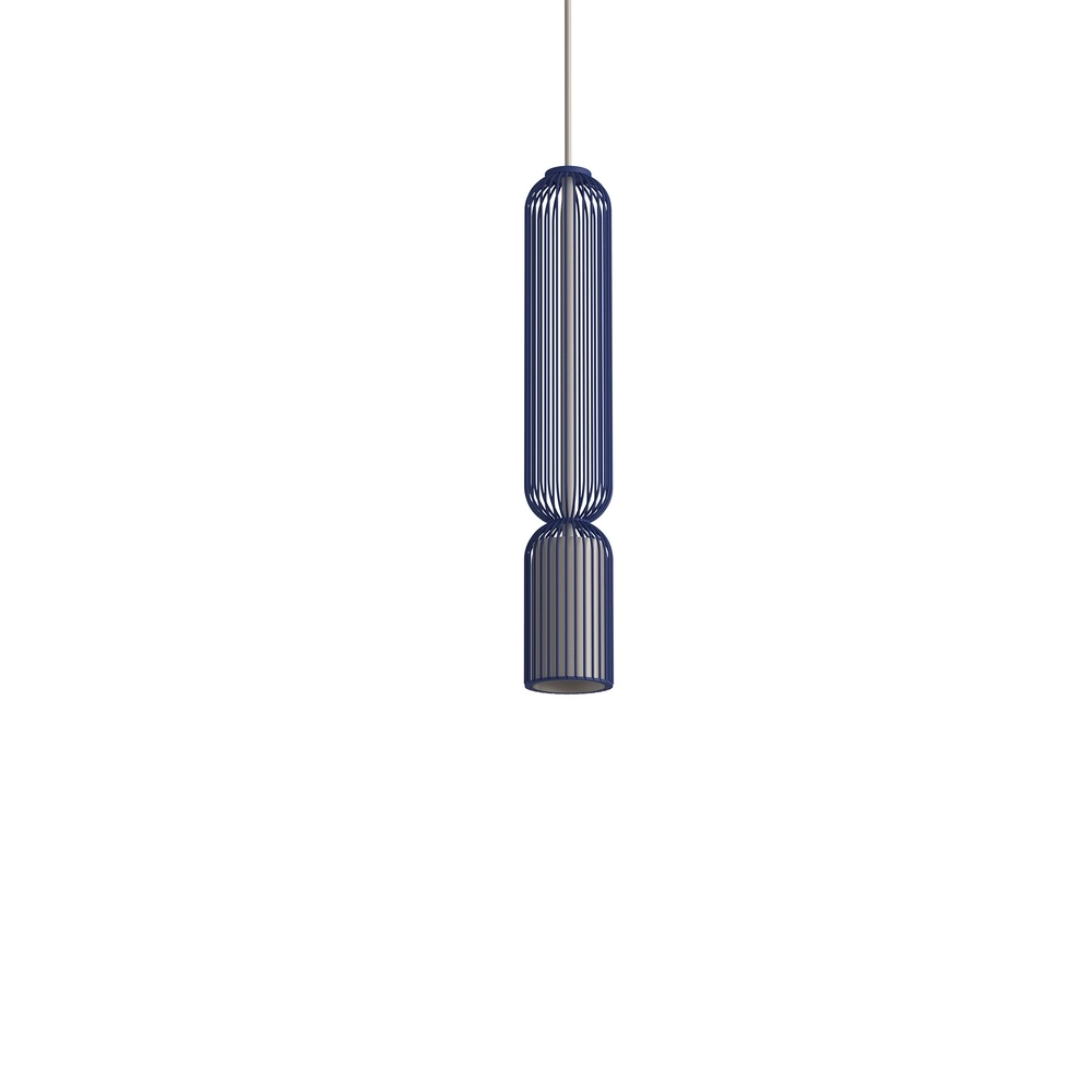 Hanglamp Singles 40,5cm marine blauw Lyora 5903139122023