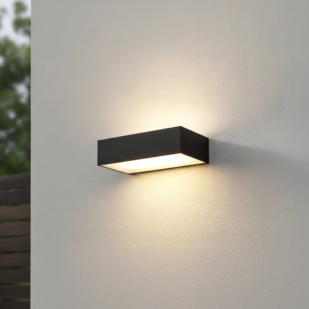 Buitenlamp up down Eindh 18cm - zwart