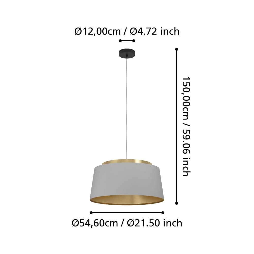 Chique hanglamp Almerimar Ø 55cm Stars of Light 9008606243037