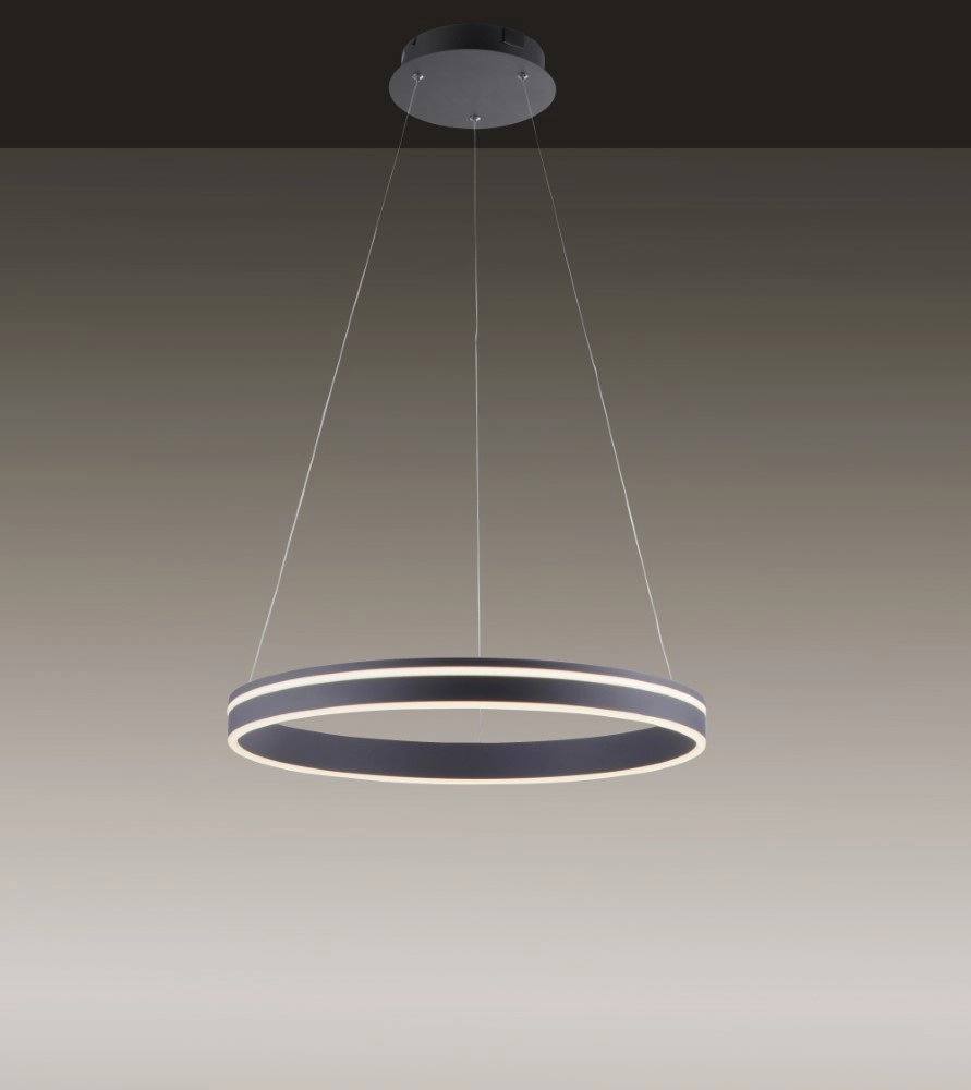 Smart hanglamp Q-Vito Ø 59cm zwart Paul Neuhaus 4012248336038
