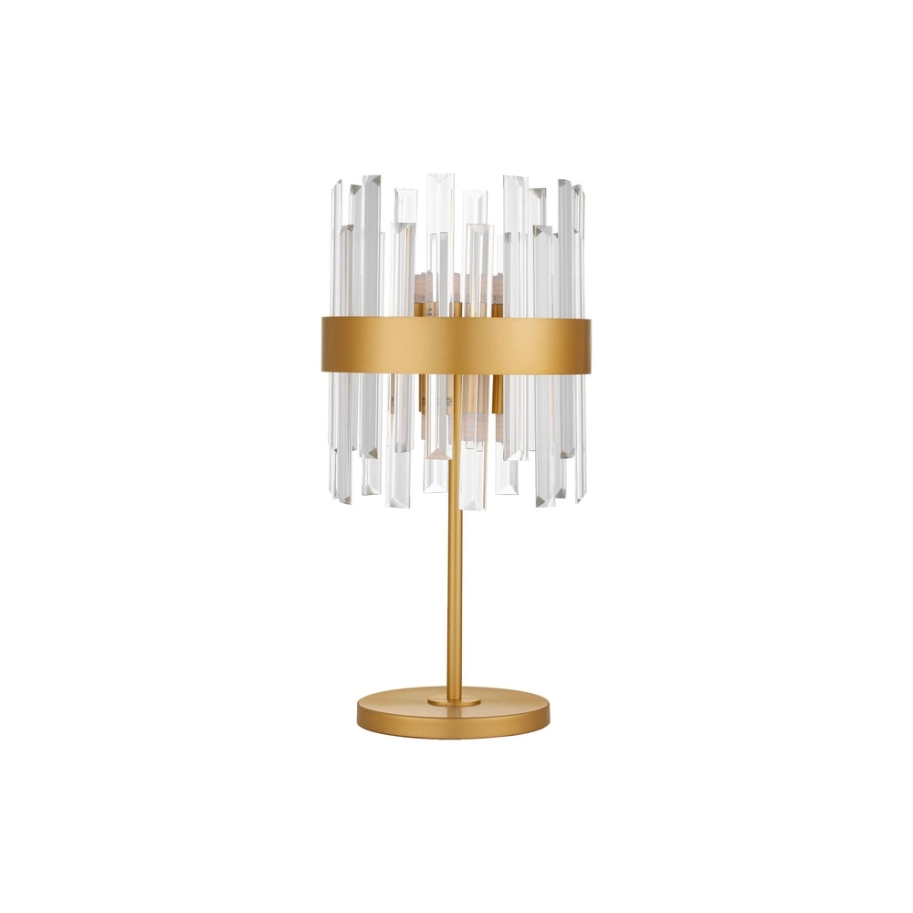 Gouden tafellamp Crown Ø 25cm Lyora 5212017468345