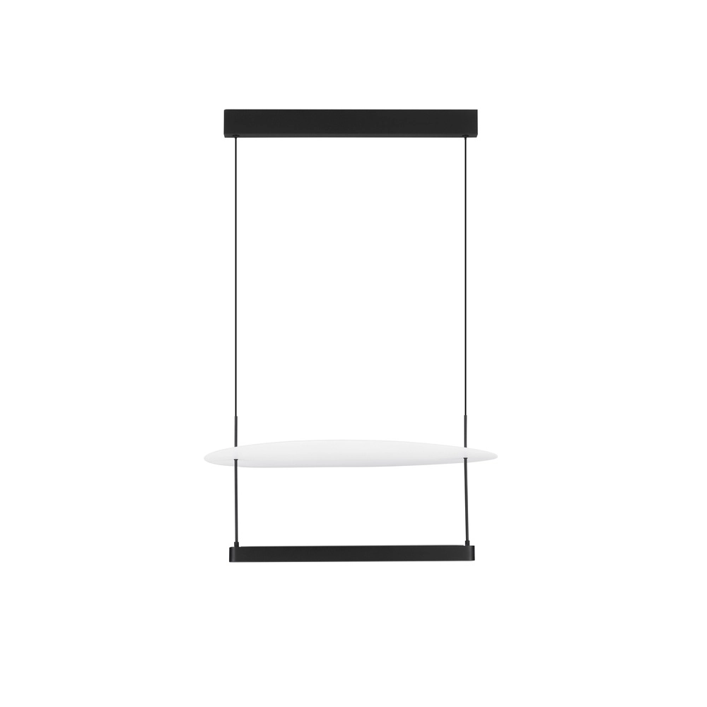 Hanglamp Diona Ø 60cm zwart met wit 2700K Lyora 5212017470867