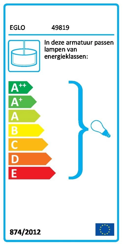 Hanglamp Grantham 37cm Eglo 9002759498191