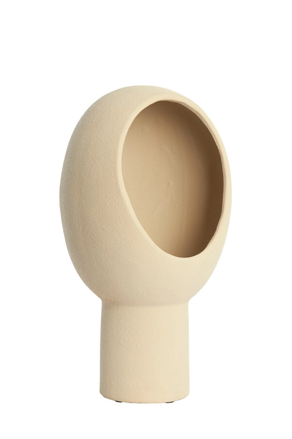 Tafellamp Monk crème 46cm