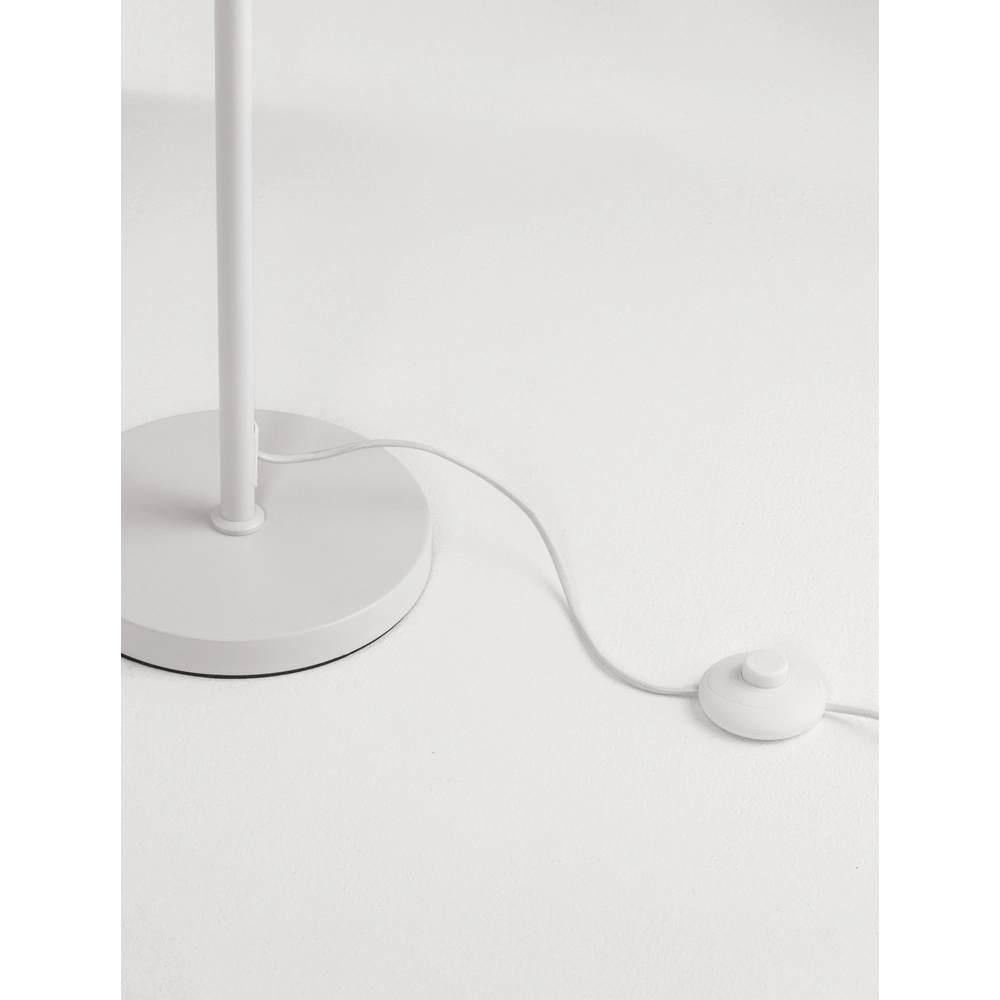 Leeslamp Nessi wit met zwart Lyora 5212017475213