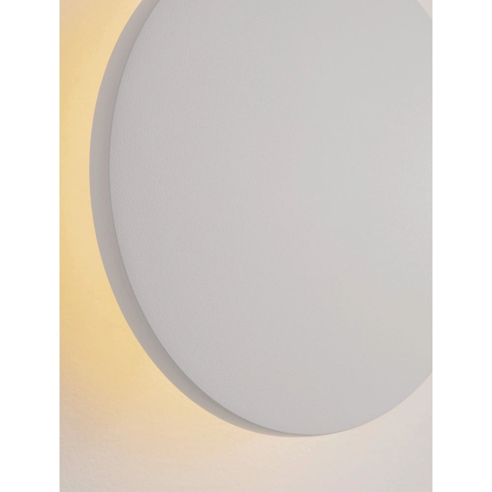 Ronde wandlamp Copper wit Ø 13,5cm Lyora 5212017447319