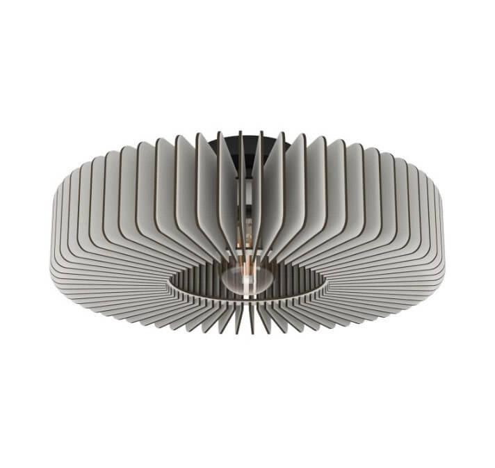 Houten plafondlamp Palombaia Ø 50cm - zand