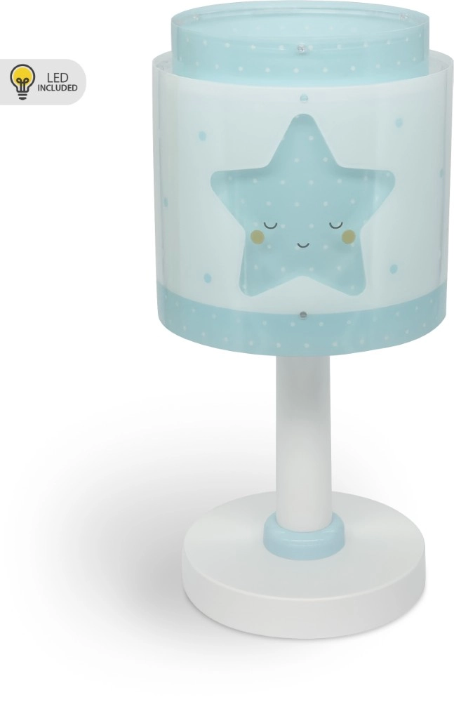 Tafellampje Baby Dreams blauw glow in the dark