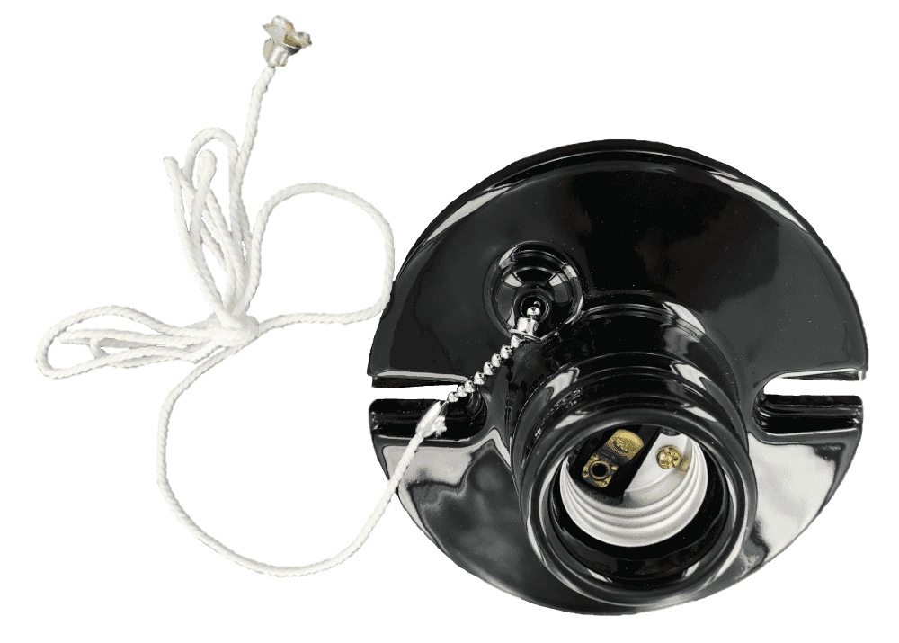 Porseleinen wandlamp Vintage Wall zwart ETH 8719075185056