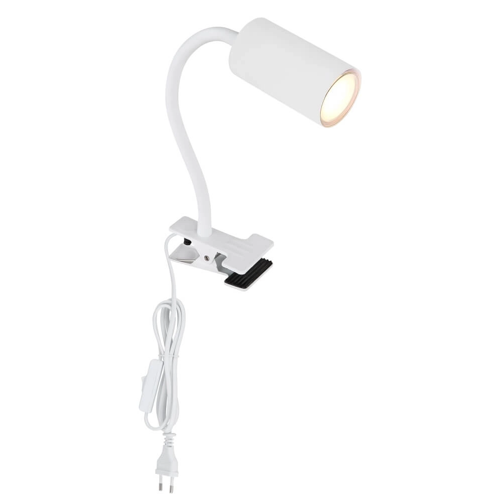 Witte klemlamp Robby