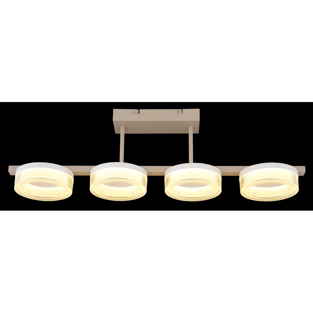 Moderne plafondlamp Zara zand bruin 67cm Globo 9007371576067