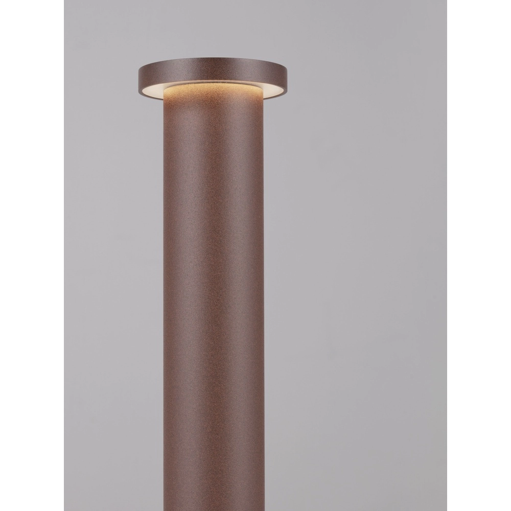 Moderne padverlichting Bast roestbruin 45cm - 3000K Lyora 5212017497666