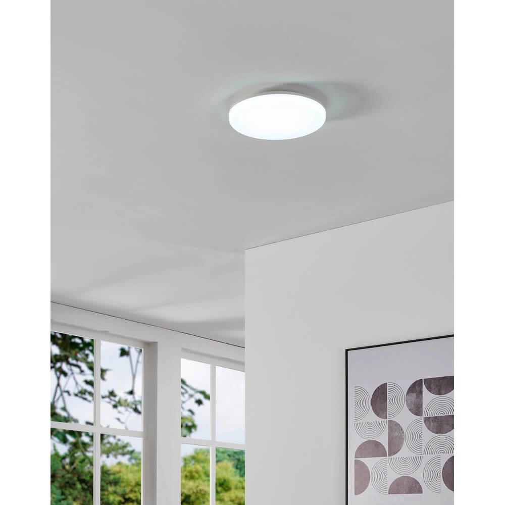 Ronde plafondlamp Castagneto Ø 31cm wit Eglo 9008606313211