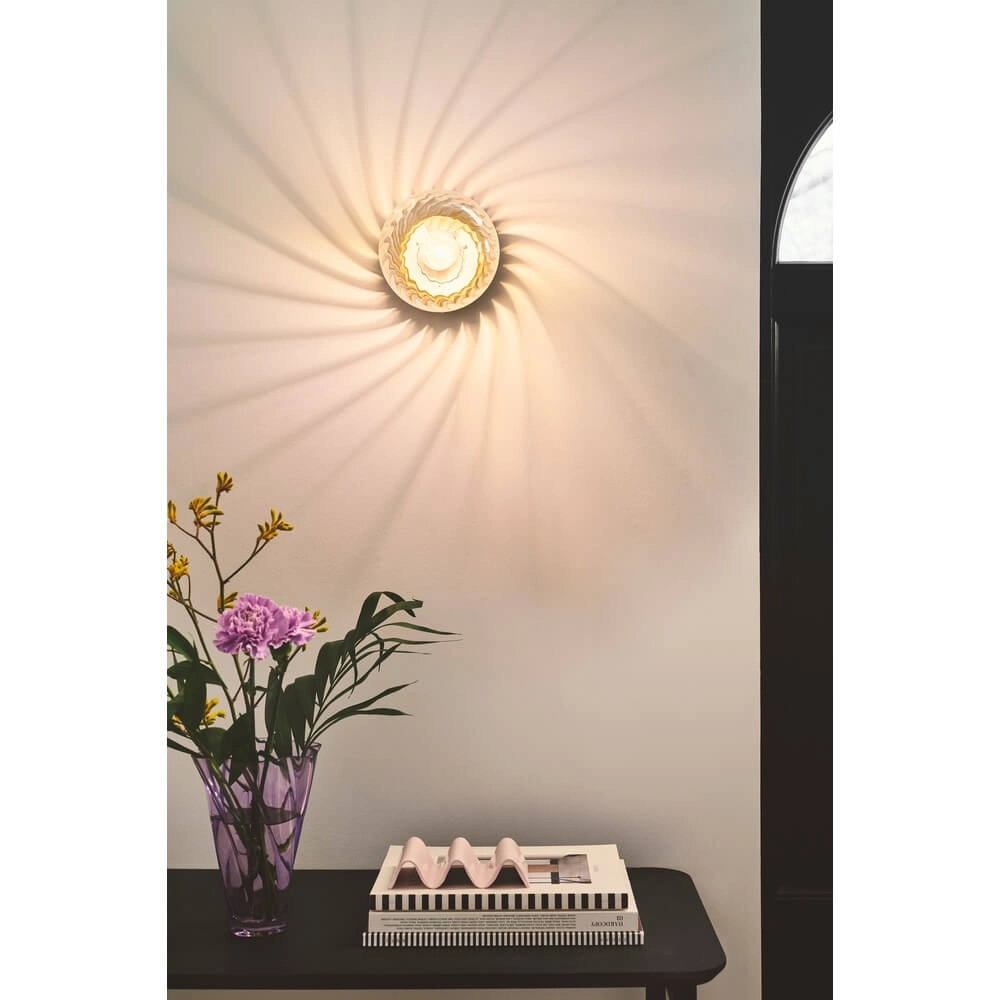Glazen wandlamp Chisell messing Nordlux 5704924015663