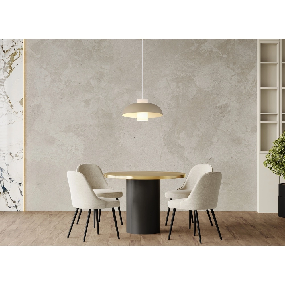 Design hanglamp Lowe zand bruin Globo 9007371512164