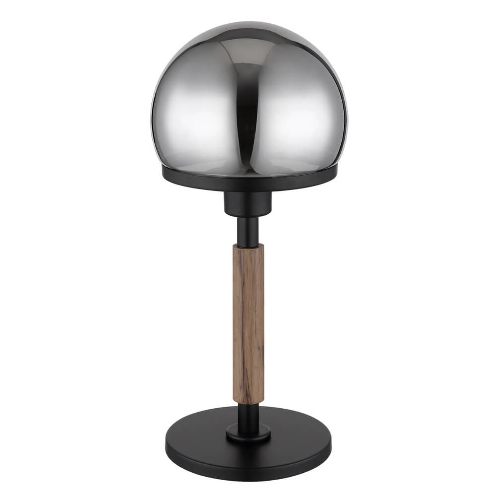 Tafellamp Haku zwart met smoke glas Globo 9007371447695