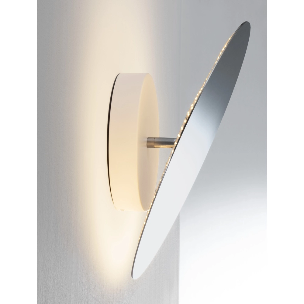 Design wandlamp Alida chroom Ø 40cm Lyora 5212017470959