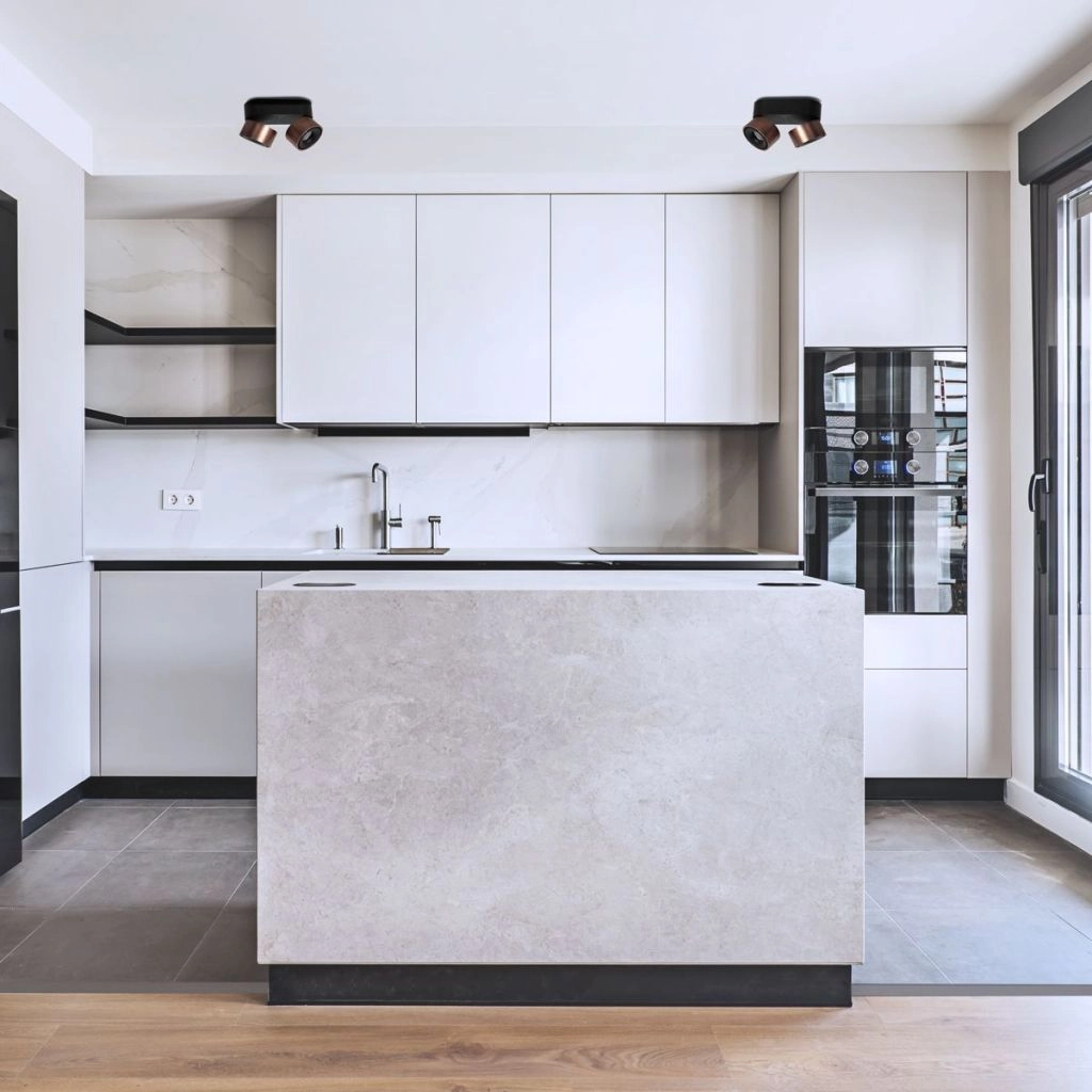 Strakke opbouwspot Fez dubbel brons Steinhauer 8712746187250