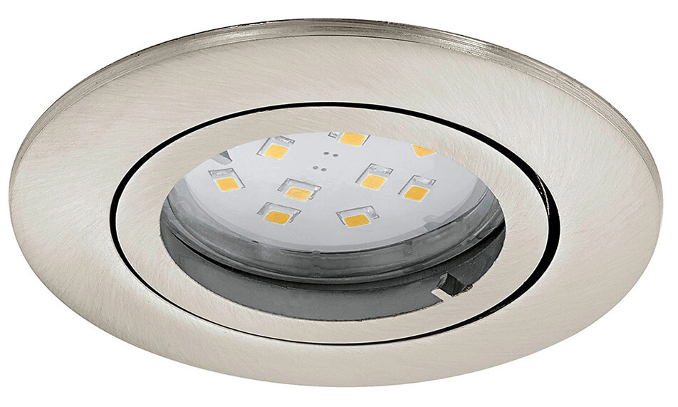 Inbouw spot Tedo set van 3 nikkel mat Eglo 9002759316891