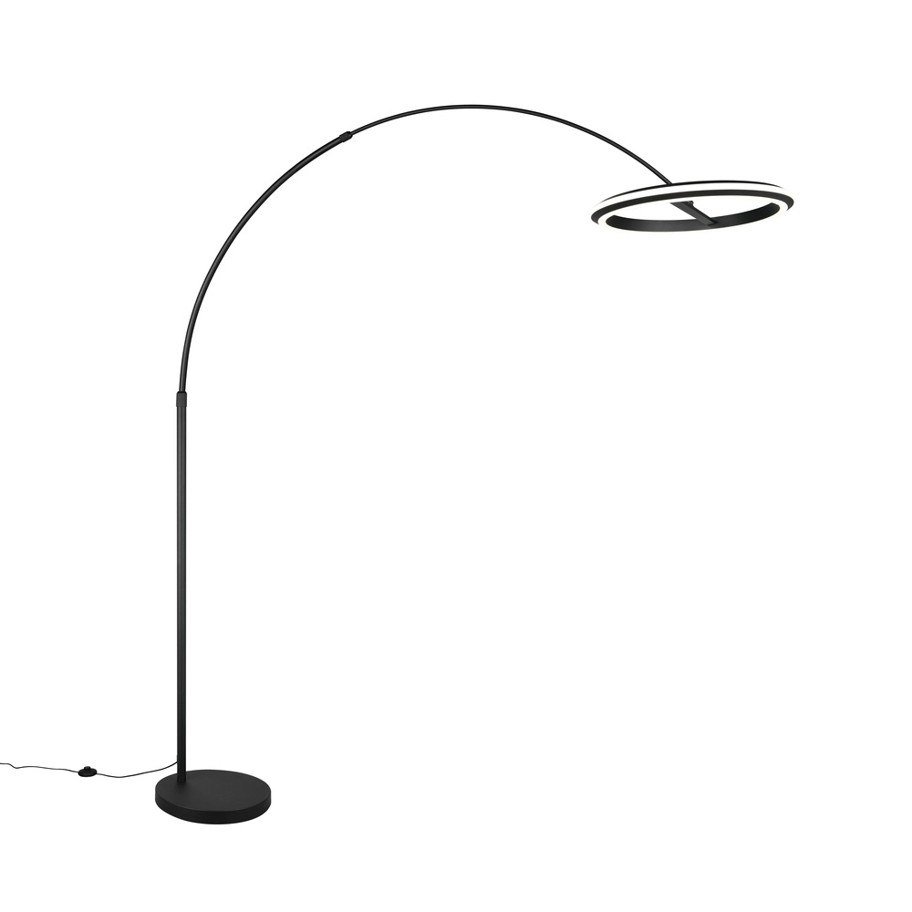 Vloerlamp Amador zwart Trio 4017807688160