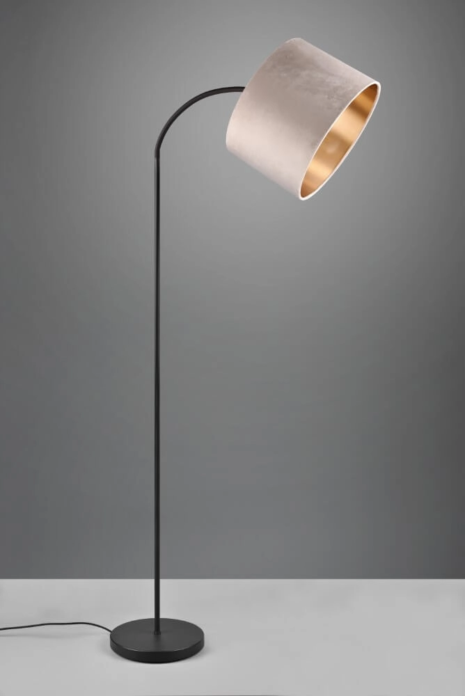 Staande vloerlamp Julieta fluwele kap Trio 4017807574159