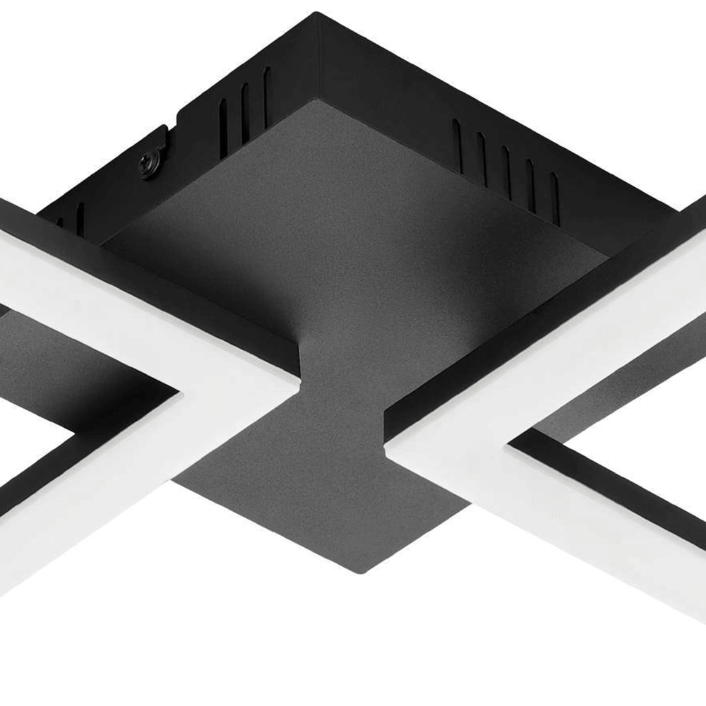 Plafondlamp Zigbee Paranday-Z 47x22,5cm zwart Eglo 9008606231195