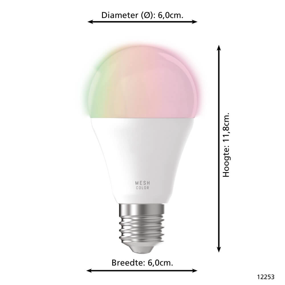 Led lampenbol Zigbee - E27 - 9 watt - 2700-6500K - A60 Eglo 9002759122539