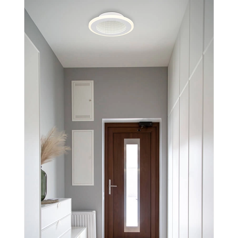 Plafondlamp Lamela Ø 22,5cm wit Globo 9007371458615