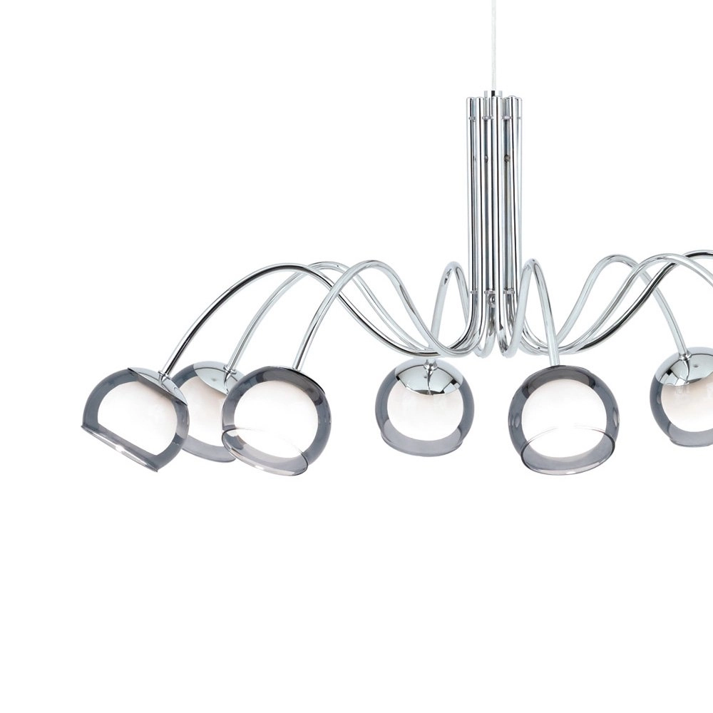 8-lichts hanglamp Malagon chroom Stars of Light 9002759391492