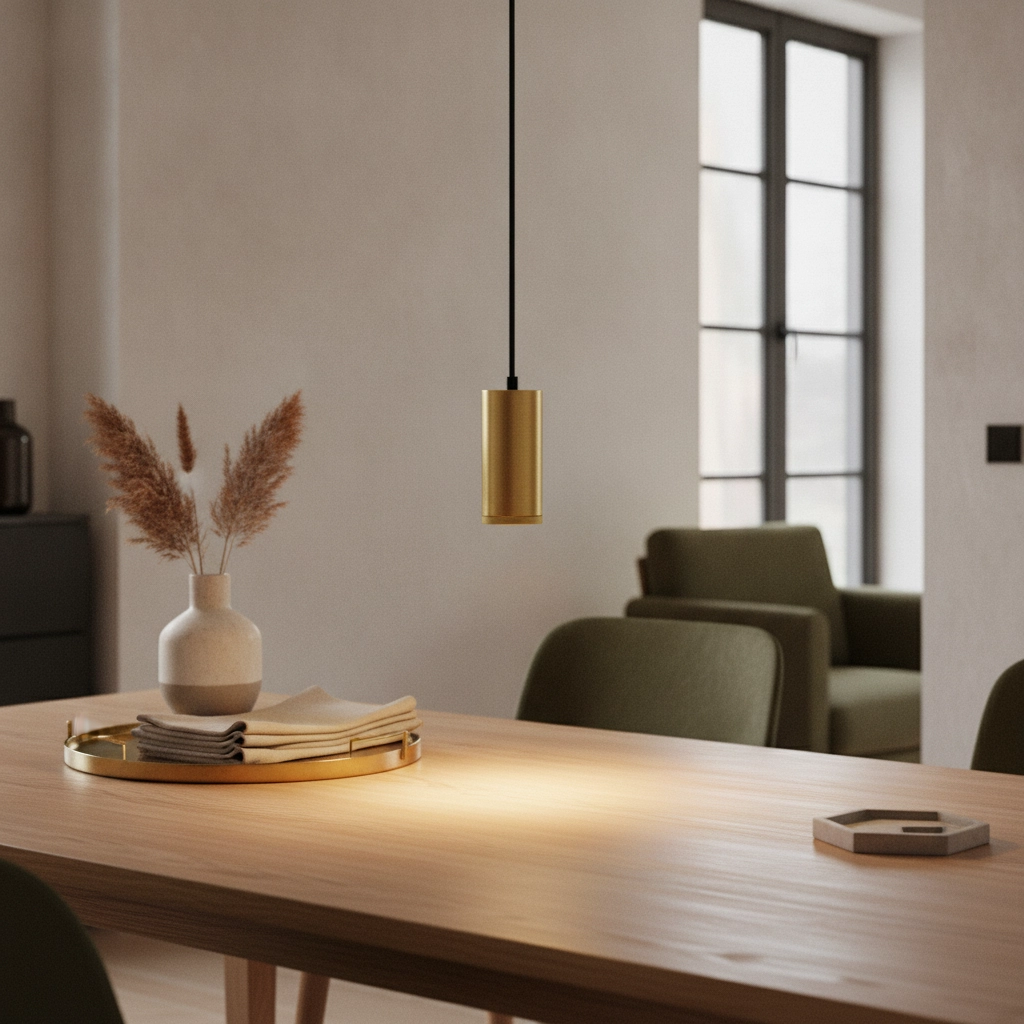 Design hanglamp Milano mat goud 15cm