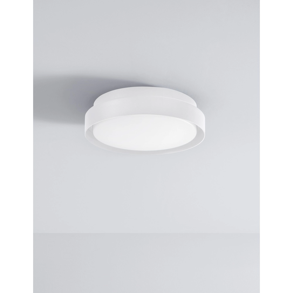Plafondlamp Oliver Ø 27cm wit Lyora 5212017428165