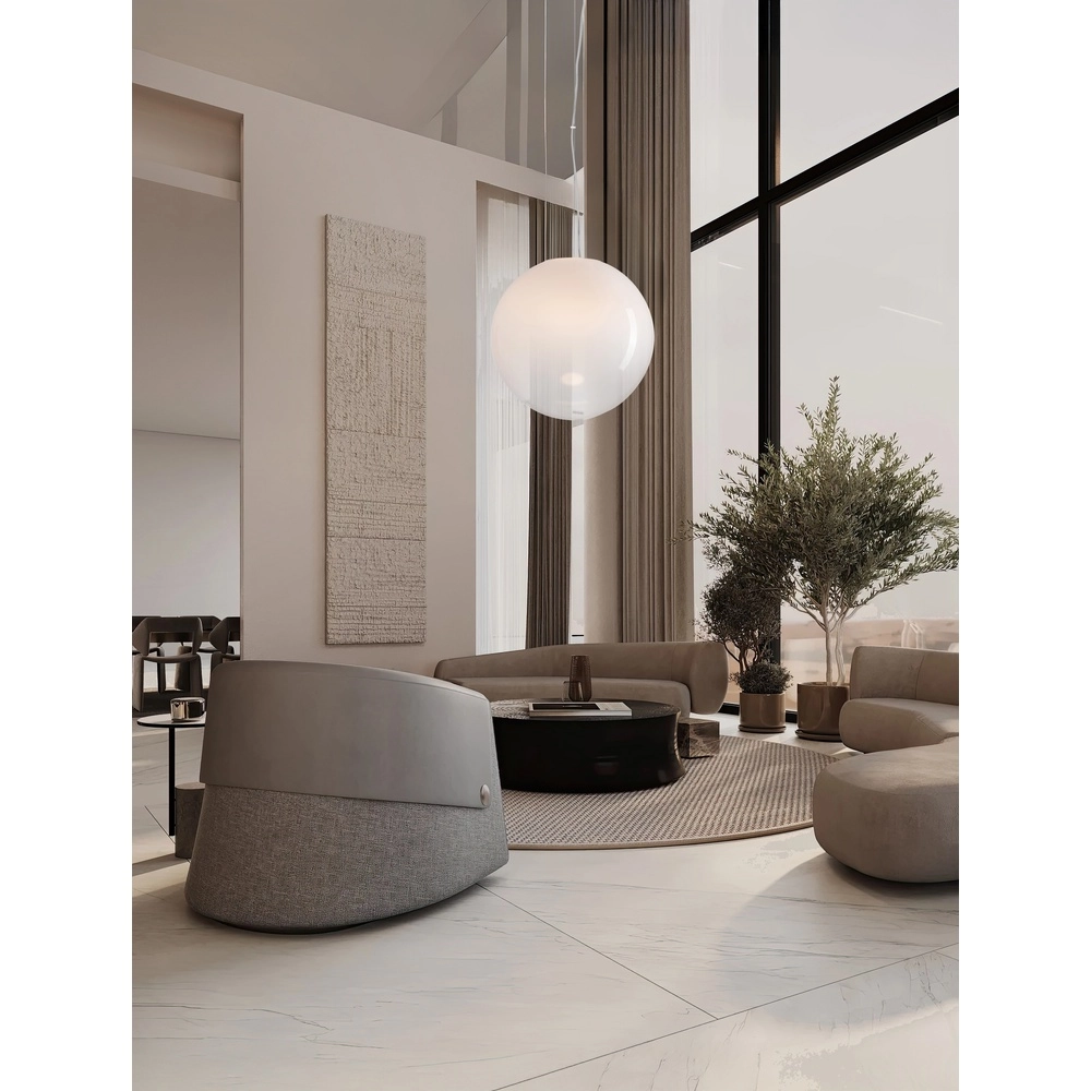 Witte hanglamp Bolita bol Ø 50cm Lyora 5212017483584