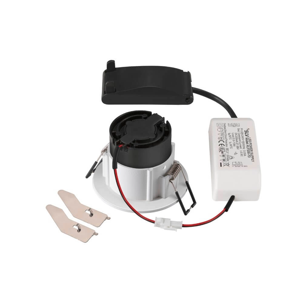 Ronde led spot New Tria 68 IP65 wit - 2700K - 530lm - 38g SLV 4024163278621