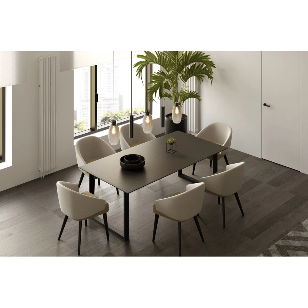 Glazen hanglamp Olive 3x Ø 12,5cm - 2x Run pendel - zwart Masterlight 8718121394053