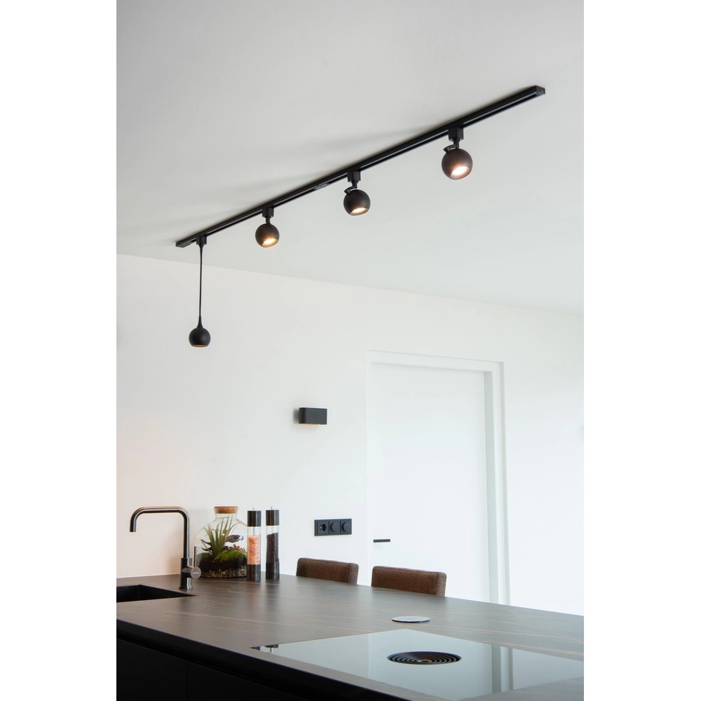 Rail hanglamp Track Favori 1-fase zwart Lucide 5411212093387