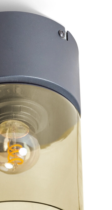 Glazen plafondlamp Sledge Glass amber glas ETH 8720195302810