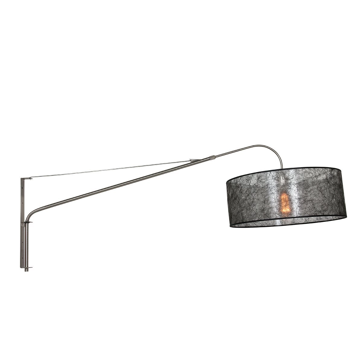 RVS leeslamp Gramineus met kap Steinhauer 8712746132427
