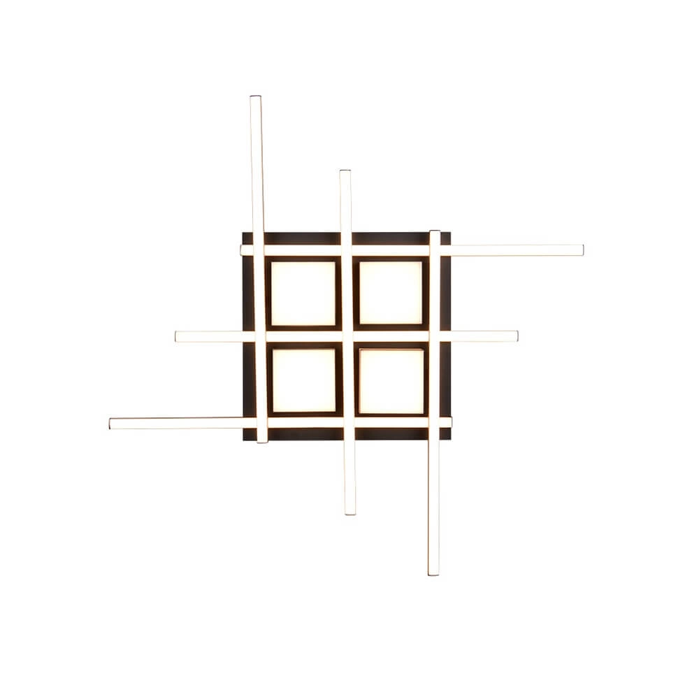 Design plafondlamp Roger zwart Trio 4017807640106