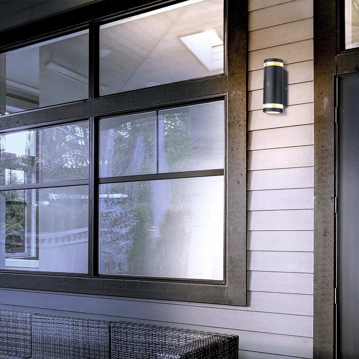 Up down light sensor Dosko 20cm - zwart Steinhauer 8712746133271