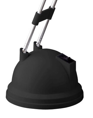 Zwarte bureaulamp Katrina met led Brilliant 4004353204234