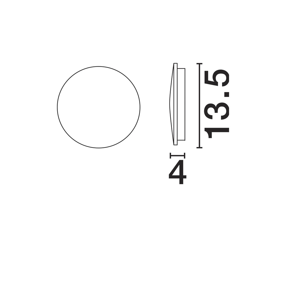 Ronde wandlamp Copper wit Ø 13,5cm Lyora 5212017447319