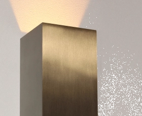 Led muurspot Vegas250 Up - Down 2x4w - 2700K - 25cm grijs Artdelight 8719831734559