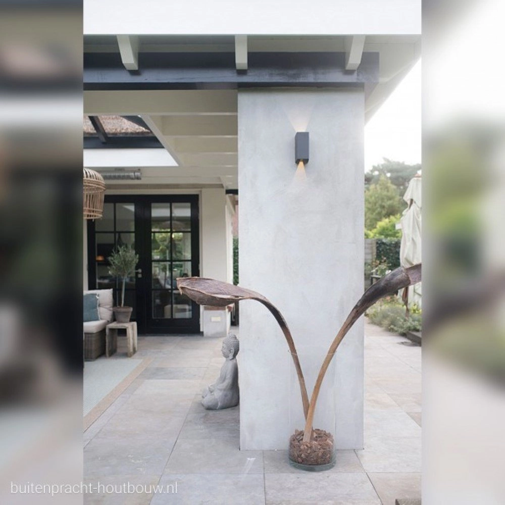 Up en downlight Channel verstelbaar antraciet KS Verlichting 8714732746571