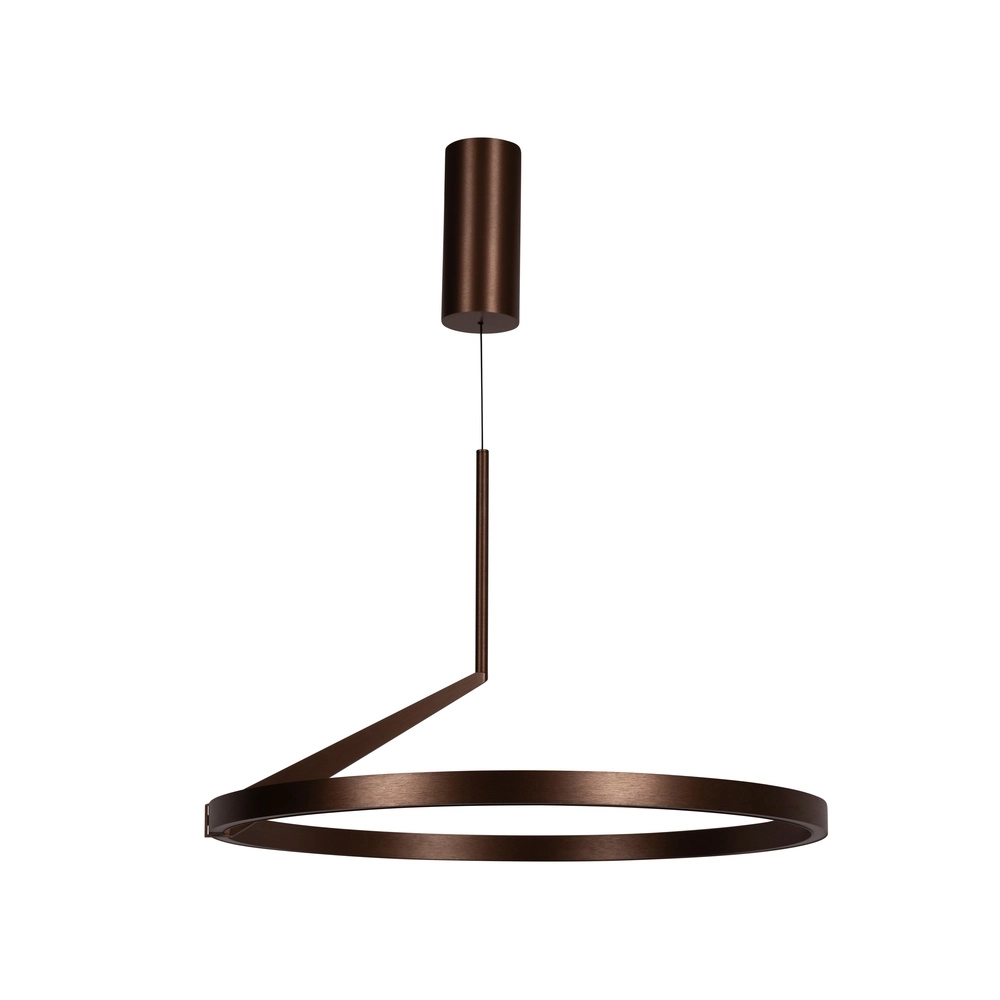 Strakke led hanglamp Applause roodkoper - Ø 60cm Premium by Lucide 5411212221834