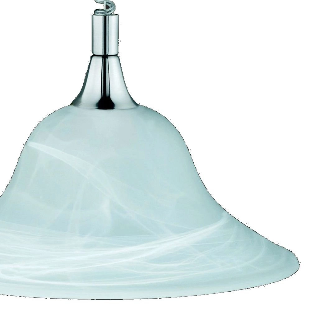 Hanglamp Met Kap Series 3407 chroom met mintglas Trio 4017807196009