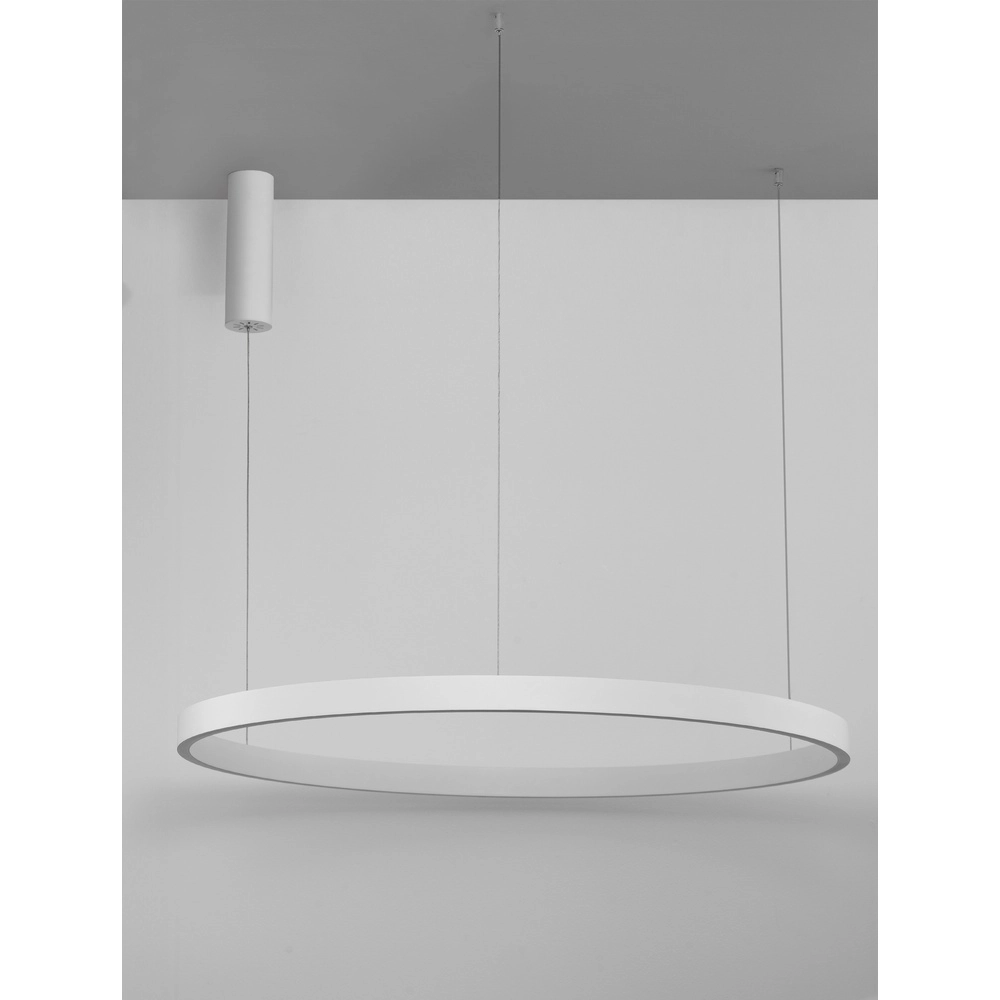 Design hanglamp Elowen wit Ø 98cm Lyora 5212017439123
