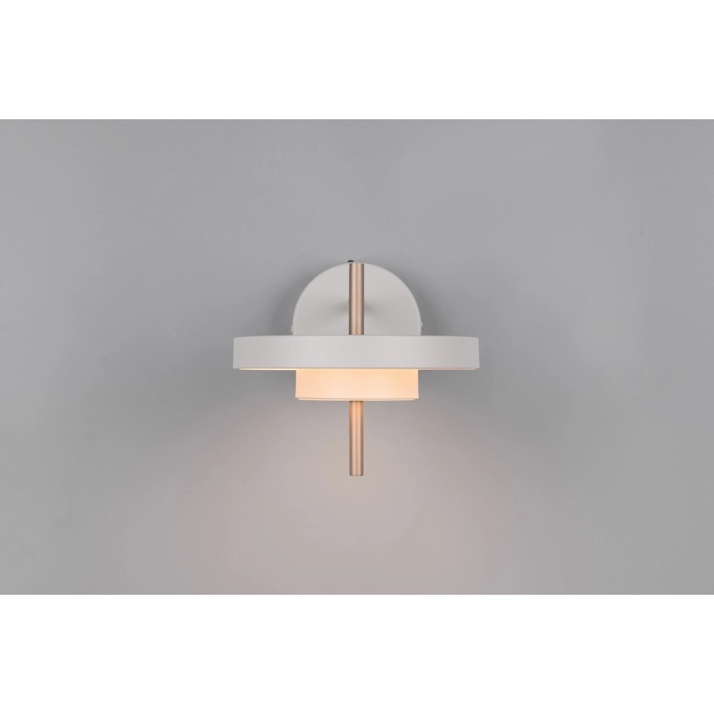 Moderne wandlamp Keaton wit Trio 4017807655773