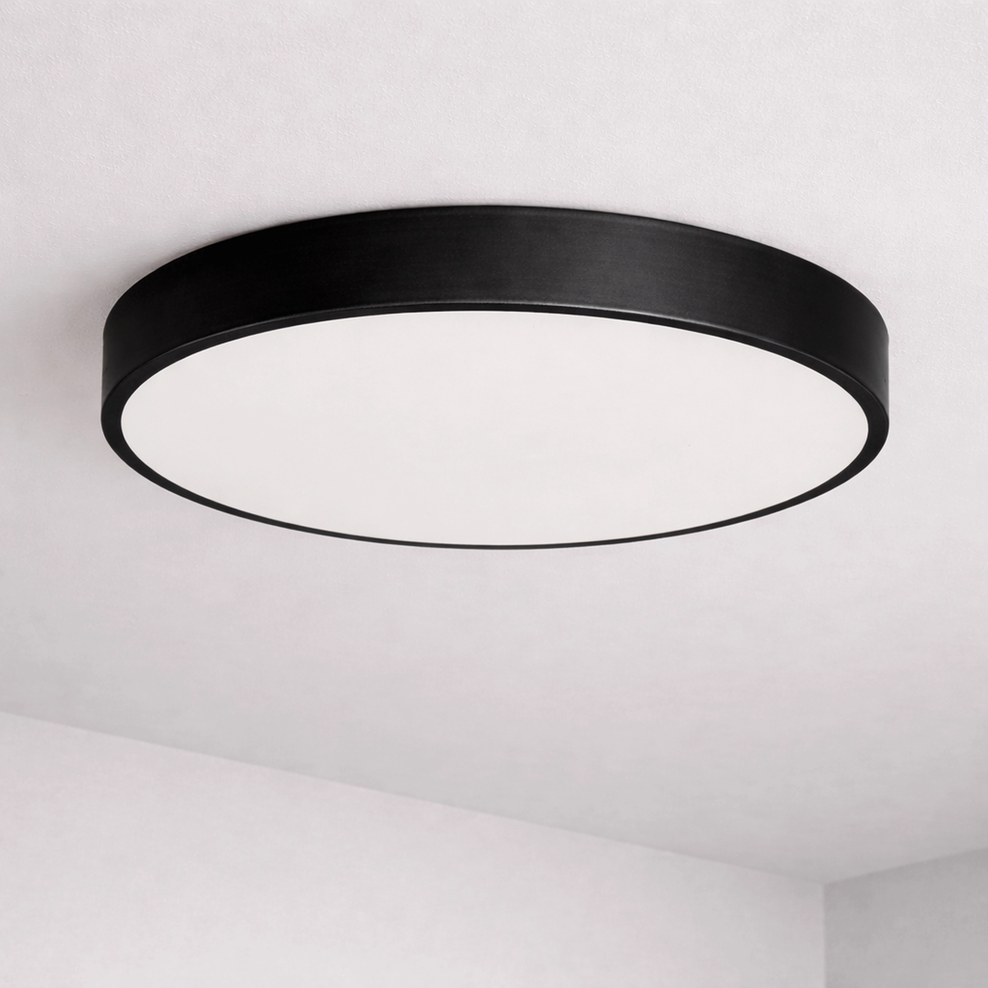 Plafonniere Grace Ø 50cm zwart Lyora 5053423315898