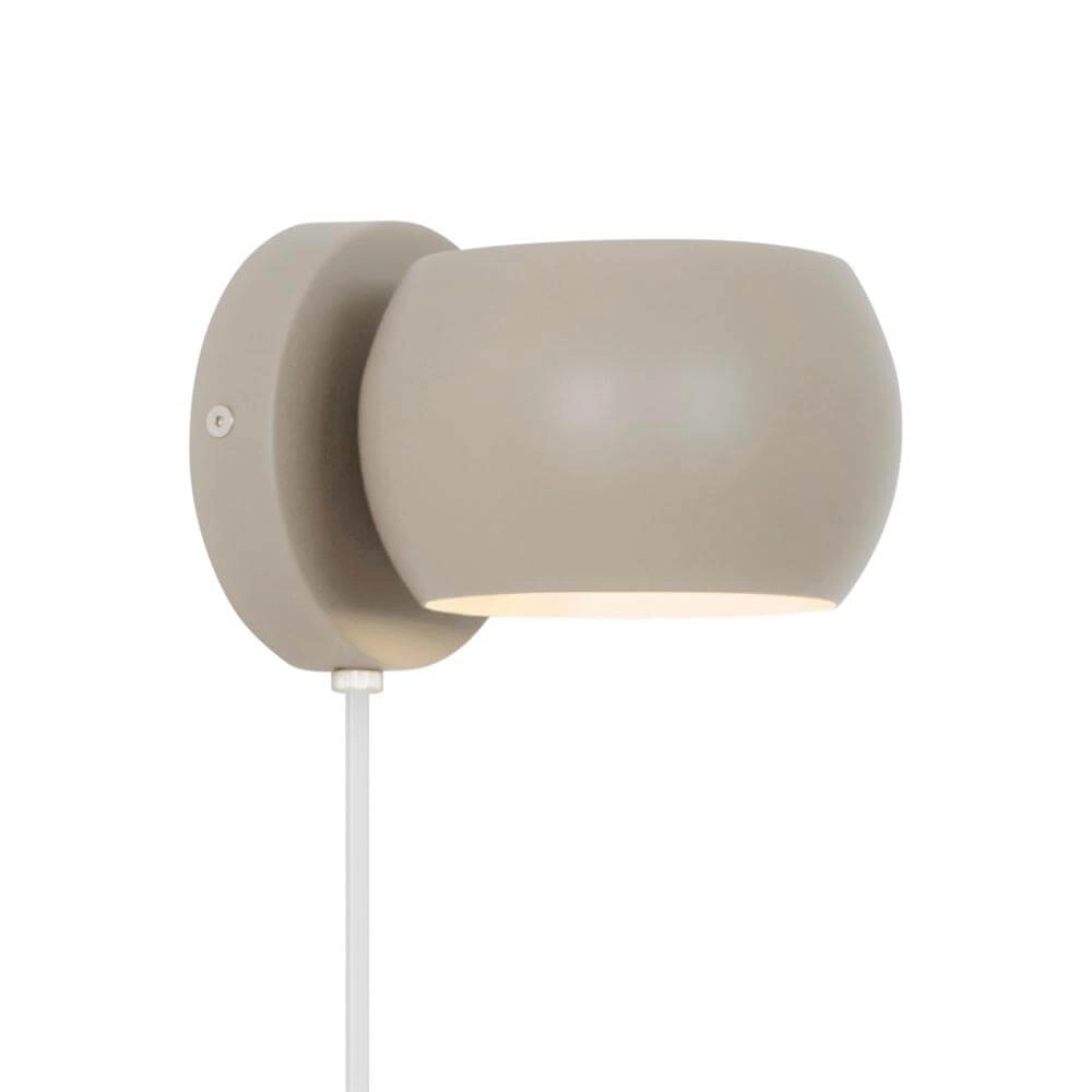 Design wandlampje Belir zand bruin